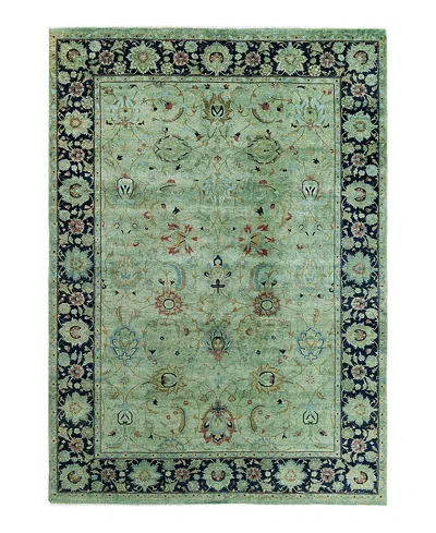 Bloomingdale's Fine Vibrance M1426 Area Rug 6'2x8'10 In Green