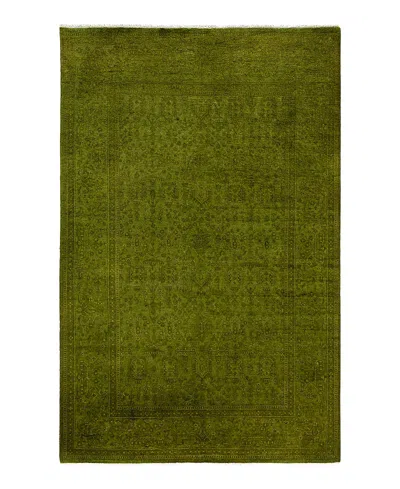 Bloomingdale's Fine Vibrance M1427 Area Rug 3'10x6'1 In Green