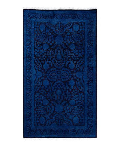 Bloomingdale's Fine Vibrance M1453 Area Rug 3'1x5'5 In Blue