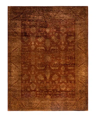Bloomingdale's Fine Vibrance M1461 Area Rug, 9'1x11'9 In Brown