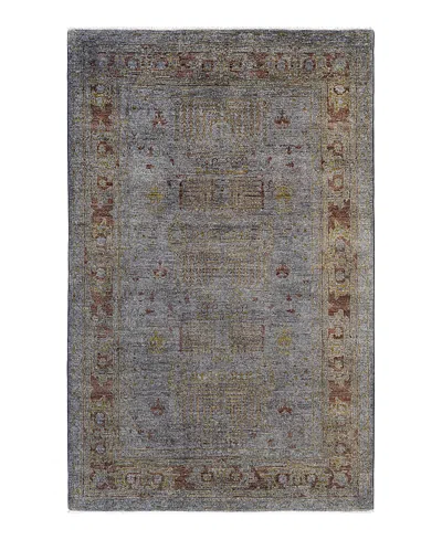 Bloomingdale's Fine Vibrance M1482 Area Rug, 4'10x7'10 In Gray