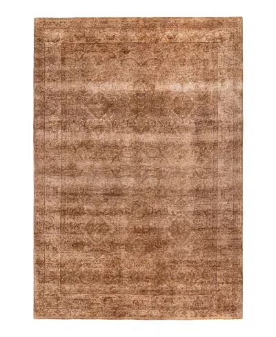 Bloomingdale's Fine Vibrance M1494 Area Rug 6'2x9'1 In Brown