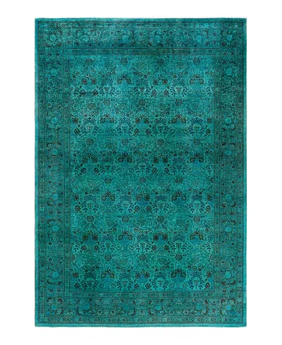 Bloomingdale's Fine Vibrance M1503 Area Rug 6'2x9'2 In Blue