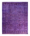 Bloomingdale's Fine Vibrance M1503 Area Rug, 8'2x10'0 In Purple