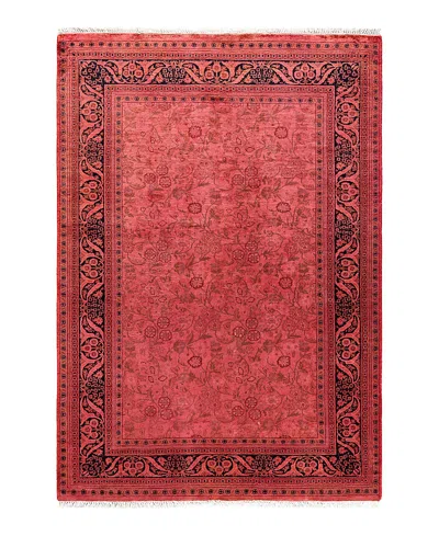 Bloomingdale's Fine Vibrance M1530 Area Rug, 4'2 X 5'10 In Pink