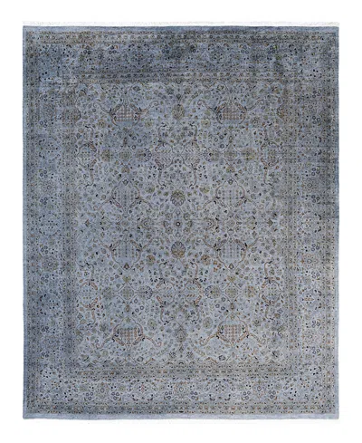 Bloomingdale's Fine Vibrance M1549 Area Rug 8'1x10'2 In Gray