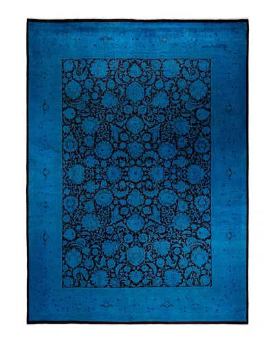 Bloomingdale's Fine Vibrance M1585 Area Rug, 9'1 X 12'2 In Blue