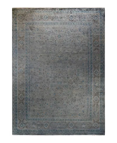Bloomingdale's Fine Vibrance M1602 Area Rug, 9'1 X 12'1 In Gray