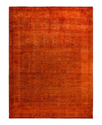Bloomingdale's Fine Vibrance M1602 Area Rug 9'2x12'5 In Orange