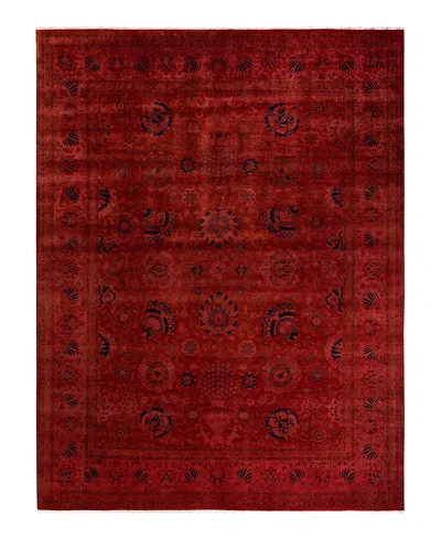 Bloomingdale's Fine Vibrance M1611 Area Rug, 9'2x12'1 In Red