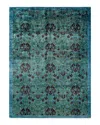 Bloomingdale's Fine Vibrance M1620 Area Rug, 9'1 X 11'10 In Light Blue