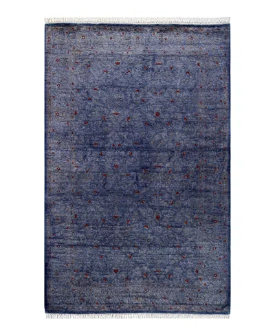 Bloomingdale's Fine Vibrance M885 Area Rug, 4'2 X 6'5 In Purple