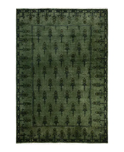 Bloomingdale's Fine Vibrance M982 Area Rug, 6'2x9'0 In Green