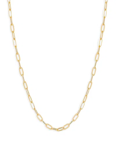 Bloomingdale's Flat Paperlink Chain Necklace In 14k Yellow Gold, 18 - Exclusive