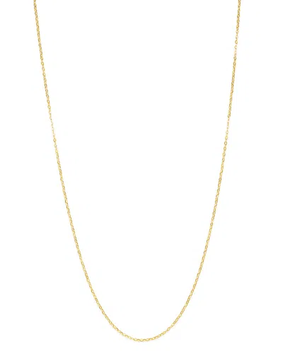 Bloomingdale's Flat Rolo Link Chain Necklace In 14k Yellow Gold, 18 - Exclusive