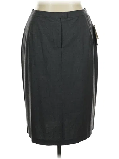 Pre-owned Bloomingdale's Formal Skirt In Gray