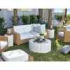 Bloomingdale's Universal Geneva Cocktail Table In Abaco White