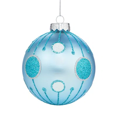 Bloomingdale's Glass Ball Ornament - Exclusive In Blue