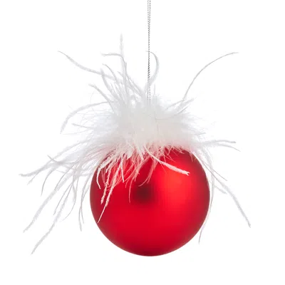 Bloomingdale's Glass Ball Ornament - Exclusive In Red