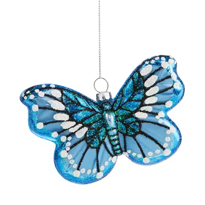 Bloomingdale's Glass Butterfly Ornament - Exclusive In Blue