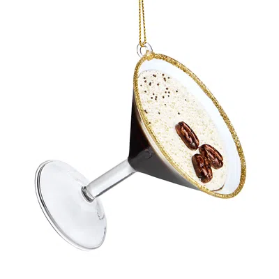 Bloomingdale's Glass Martini Glass Ball Ornament - Exclusive In Multi