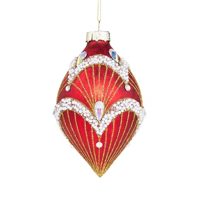 Bloomingdale's Glass Red Finial Ornament - Exclusive