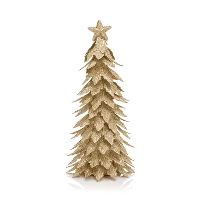Bloomingdale's Gold Leaves Tree Decoration - Exclusive In Brown