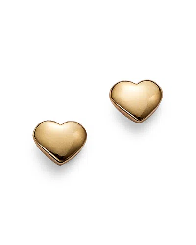 Bloomingdale's Heart Studs In 14k Yellow Gold - Exclusive