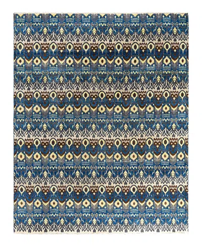 Bloomingdale's Indo Ikat M6012 Area Rug, 8' X 10' In Blue