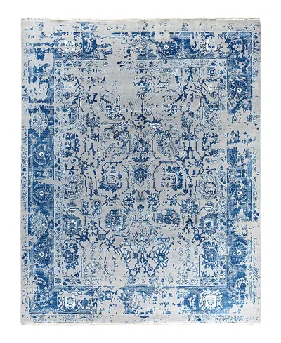 Bloomingdale's Indo Ikat M6968 Area Rug, 8'2 X 10'4 In Blue