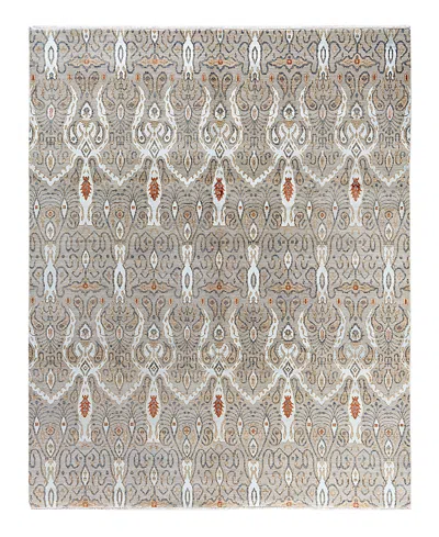 Bloomingdale's Indo Ikat M7004 Area Rug, 8'1 X 10'2 In Brown