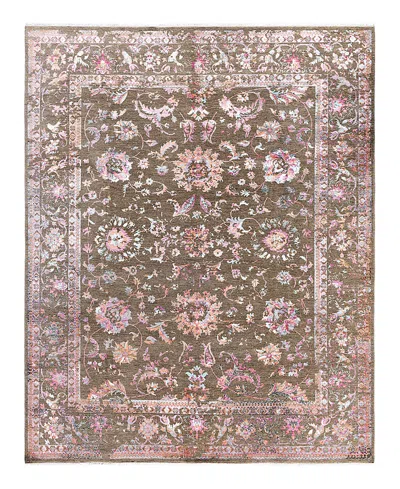 Bloomingdale's Indo Ikat M8643 Area Rug, 8'2 X 9'10 In Brown