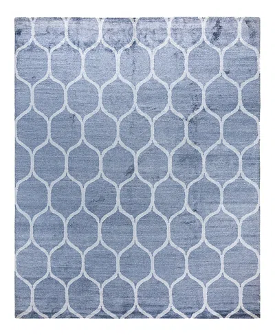 Bloomingdale's Indo Modern M6257 Area Rug, 8'2 X 10'1 In Blue