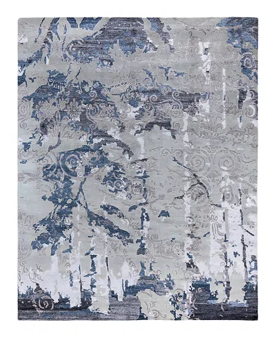 Bloomingdale's Indo Modern M7011 Area Rug, 8'1 X 10'1 In Blue