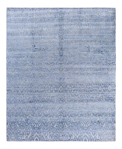Bloomingdale's Indo Modern M8357 Area Rug, 8'1 X 9'8 In Blue