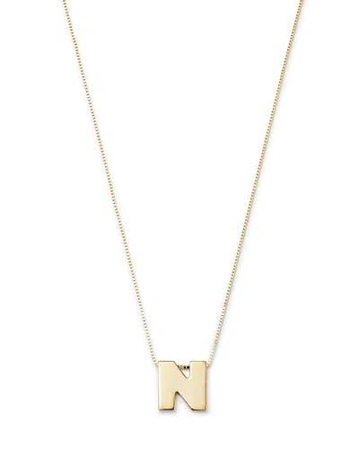 Bloomingdale's Initial Pendant Necklace In 14k Yellow Gold, 16 - Exclusive