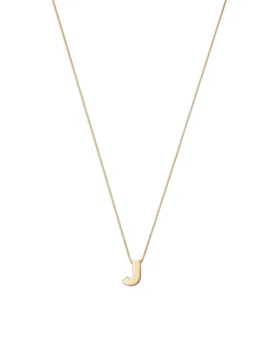 Bloomingdale's Initial Pendant Necklace In 14k Yellow Gold, 16 - Exclusive In J