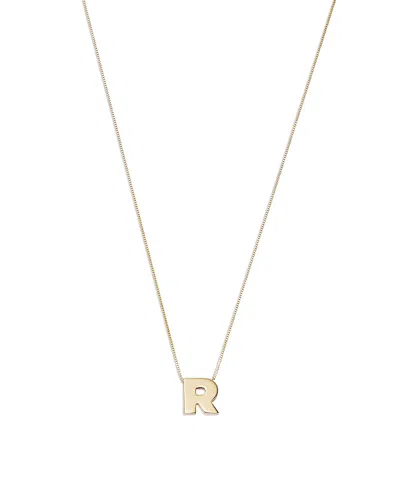 Bloomingdale's Initial Pendant Necklace In 14k Yellow Gold, 16 - Exclusive In R