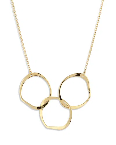 Bloomingdale's Interlocking Circle Station Necklace In 14k Yellow Gold, 18 - Exclusive