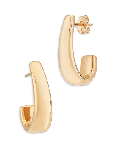 Bloomingdale's J Hoop Earrings In 14k Yellow Gold - Exclusive