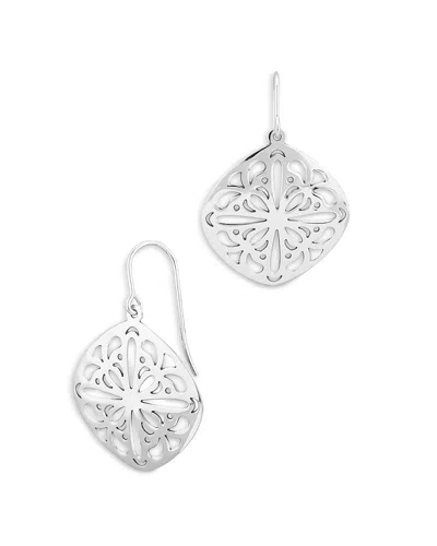 Bloomingdale's Lacy Filigree Drop Earrings In Sterling Silver