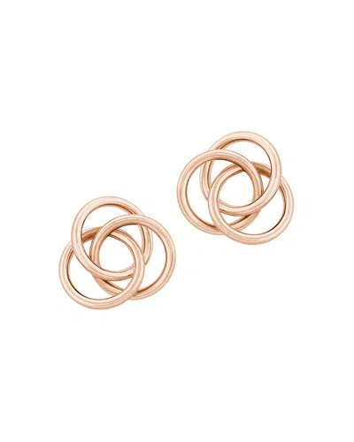 Bloomingdale's Large Love Knot Earrings In 14k Rose Gold - Exclusive
