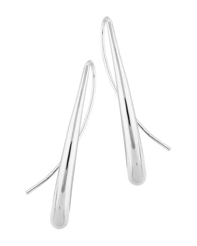 Bloomingdale's Long Teardrop Threader Earrings In 14k White Gold - Exclusive