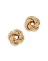 Bloomingdale's Love Knot Stud Earrings In 14k Yellow Gold- Exclusive In Yellow Gold