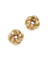 Bloomingdale's Love Knot Stud Earrings In 14k Yellow Gold- Exclusive In Yellow Gold