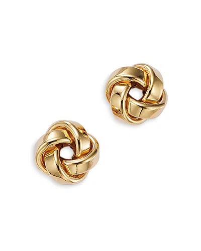 Bloomingdale's Love Knot Stud Earrings In 14k Yellow Gold- Exclusive