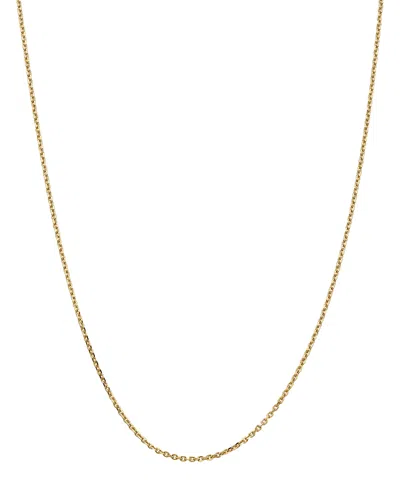 Bloomingdale's Men's 14k Yellow Gold 1.65mm Solid Diamond Cut Cable Chain Necklace, 16 - Exclusive