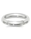 Bloomingdale's Men's 4mm Comfort Fit Band Ring In 14k White Gold In White