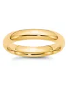 Bloomingdale's Men's 4mm Comfort Fit Band Ring In 14k Yellow Gold In Gold