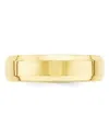 Bloomingdale's Men's 6mm Bevel Edge Comfort Fit Band 14k Yellow Gold In Gold